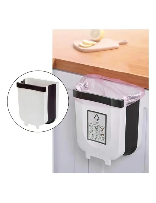 Caneca Basurero Colgante Plegable Organizador Cocina