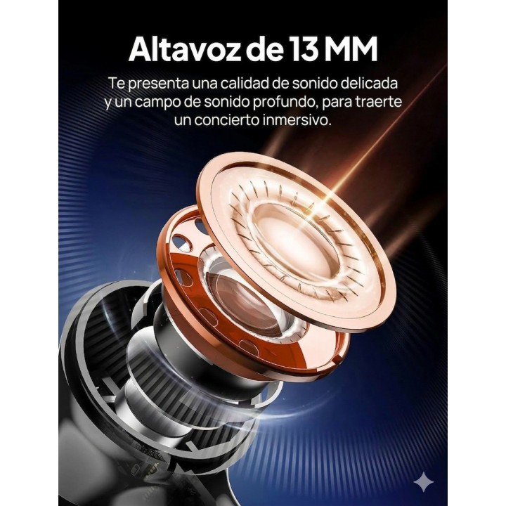 Audífonos T30 Pro Bluetooth Pantalla Táctil Full Color Anc