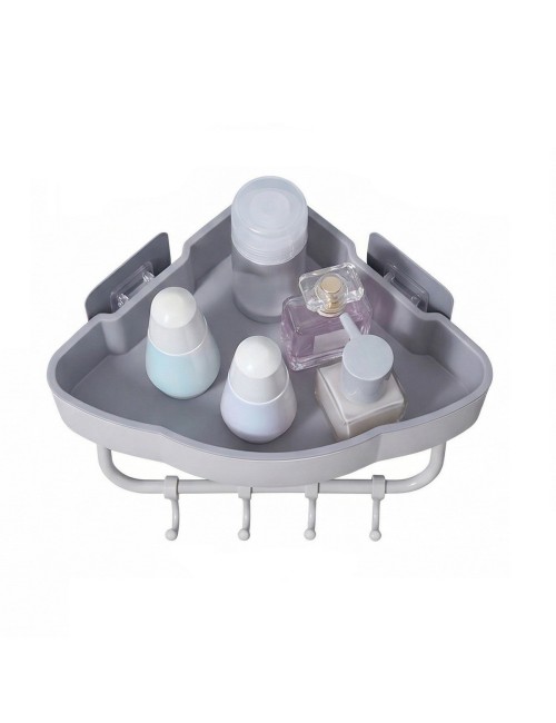 Estante Esquinero Organizador Baño Cocina Adhesivo Ganchos