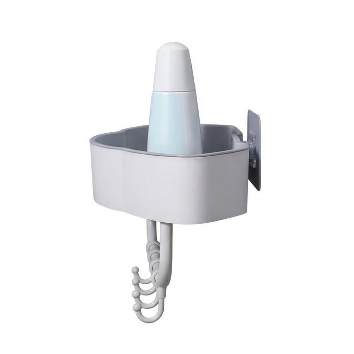 Estante Esquinero Organizador Baño Cocina Adhesivo Ganchos