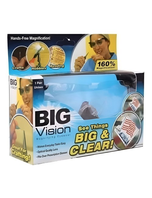 Lentes De Aumento Big Vision 160% Magnificacion Manos Libres