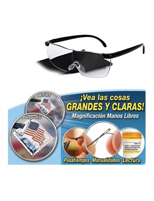 Lentes De Aumento Big Vision 160% Magnificacion Manos Libres