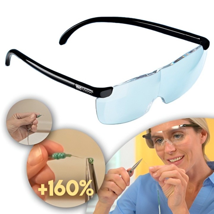 Lentes De Aumento Big Vision 160% Magnificacion Manos Libres