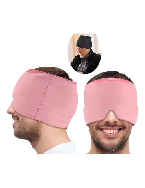 Gorro Gel Alivio Migraña Y Dolor De Cabeza Terapia Frío 360