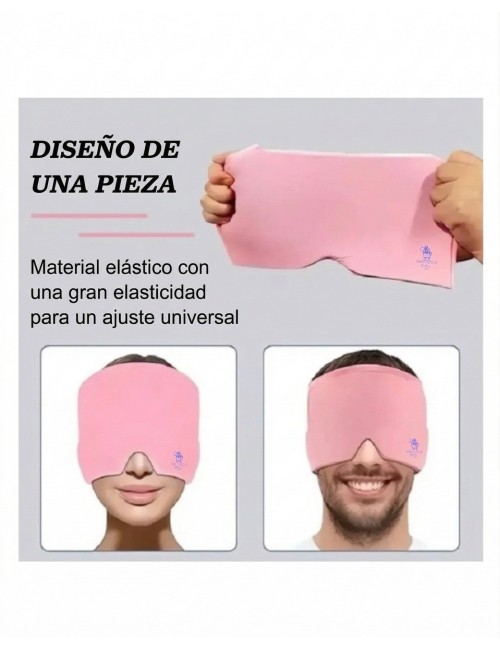 Gorro Gel Alivio Migraña Y Dolor De Cabeza Terapia Frío 360