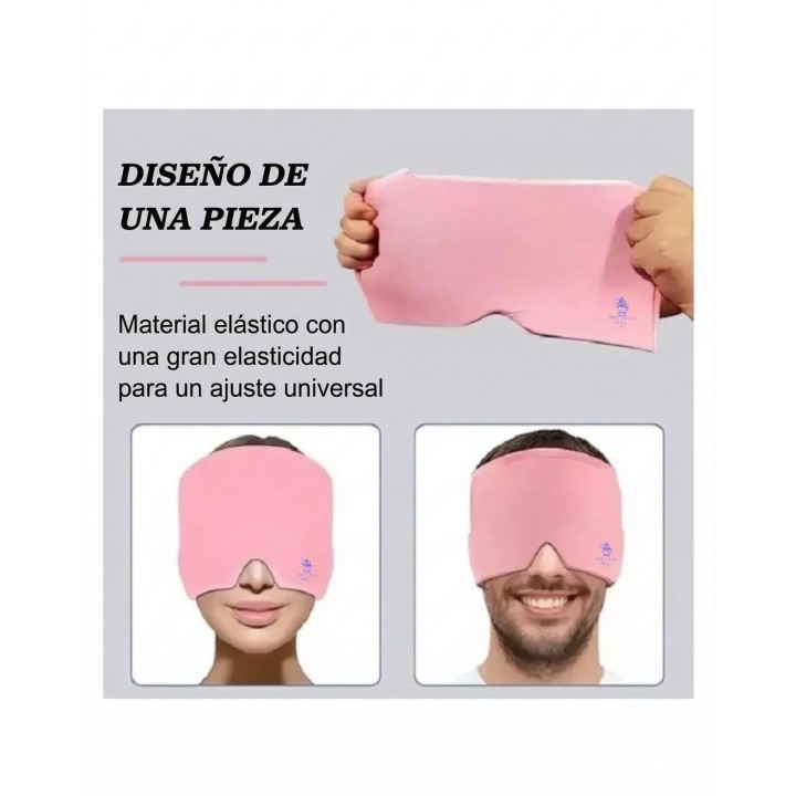 Gorro Gel Alivio Migraña Y Dolor De Cabeza Terapia Frío 360