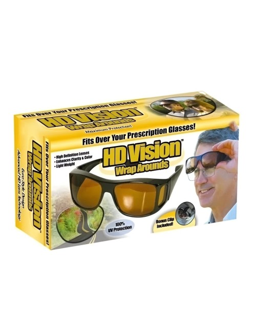 Gafas Hd Vision Dia Y Noche Polarizadas Conduccion Kit X2