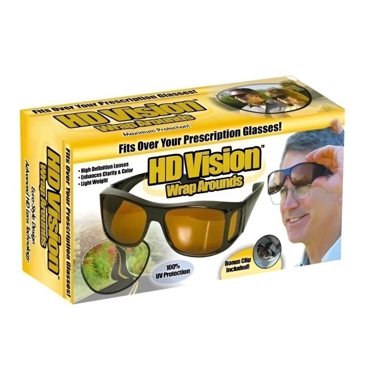 Gafas Hd Vision Dia Y Noche Polarizadas Conduccion Kit X2