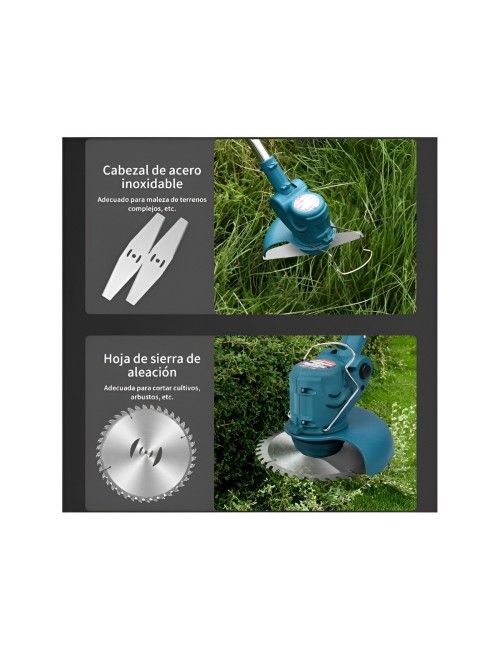 Cortadora De Cesped Inalambrica 21v Telescopica Desbrozadora