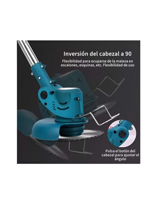 Cortadora De Cesped Inalambrica 21v Telescopica Desbrozadora