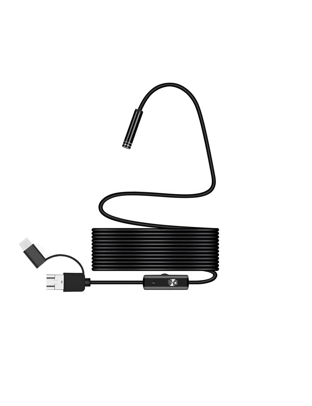 Camara Endoscopica 3 En 1 Android Pc 2 Metros Led