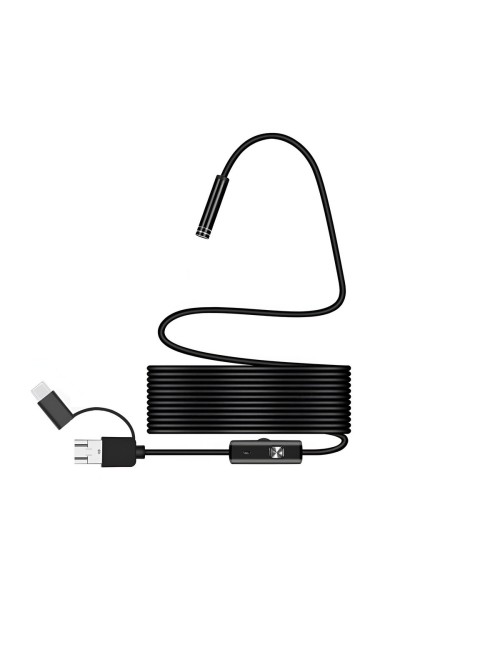 Camara Endoscopica 3 En 1 Android Pc 2 Metros Led