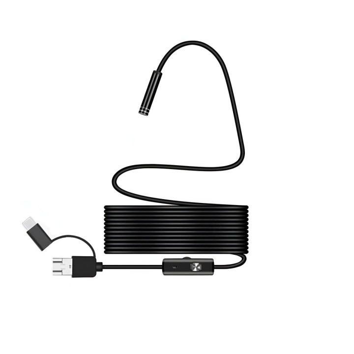 Camara Endoscopica 3 En 1 Android Pc 2 Metros Led