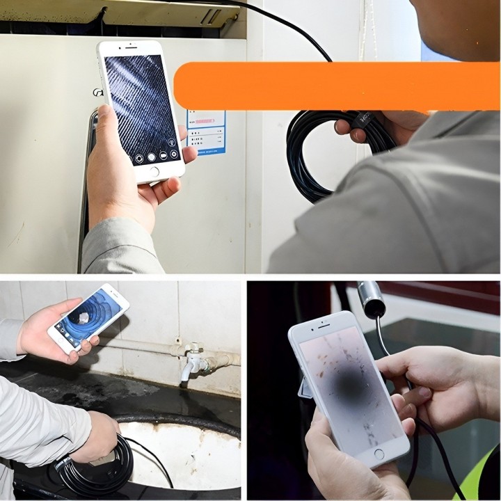 Camara Endoscopica 3 En 1 Android Pc 2 Metros Led