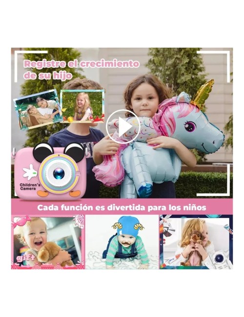 Camara Digital Infantil Dual Selfie Video Hd Juegos Y Musica