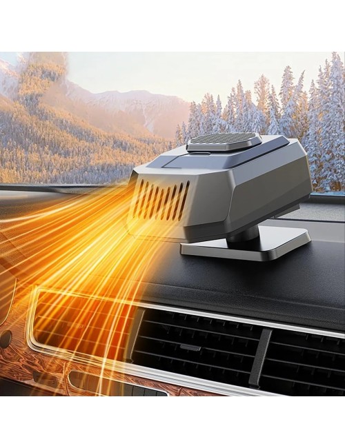 Calefactor Desempañador Portátil 12v Giro 360 Calentador