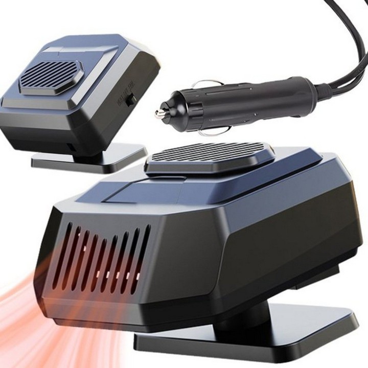 Calefactor Desempañador Portátil 12v Giro 360 Calentador