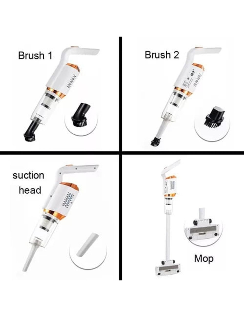 Aspiradora Inalámbrica 2 En 1 Escoba Y Mano 120w Potente