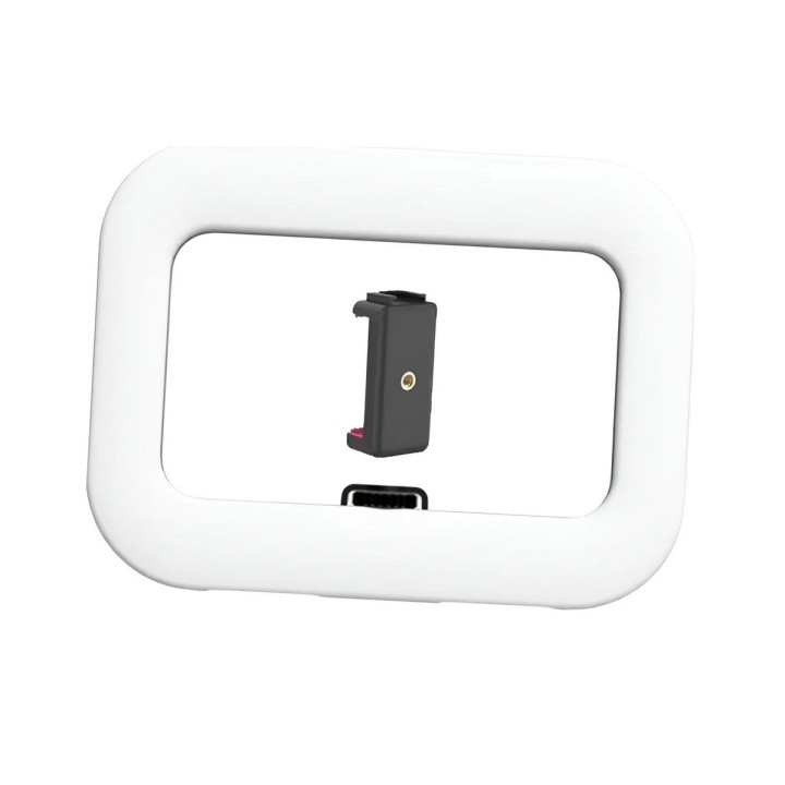 Aro De Luz Led Rectangular Portátil Para Celular Video Blog