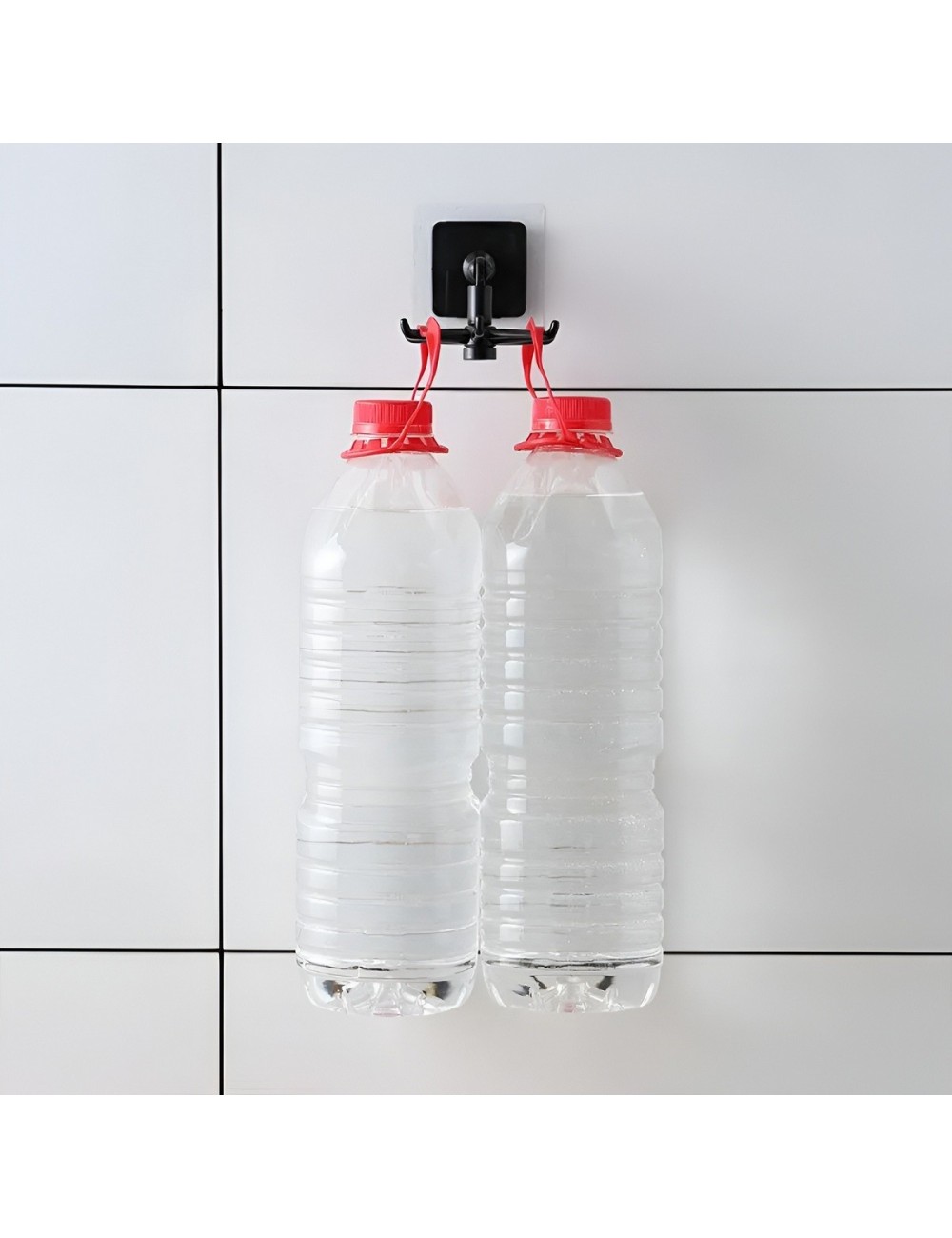 Organizador Giratorio 360 Adhesivo 6 Ganchos Cocina Y Baño