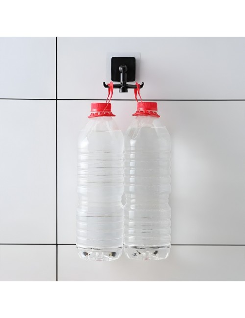 Organizador Giratorio 360 Adhesivo 6 Ganchos Cocina Y Baño