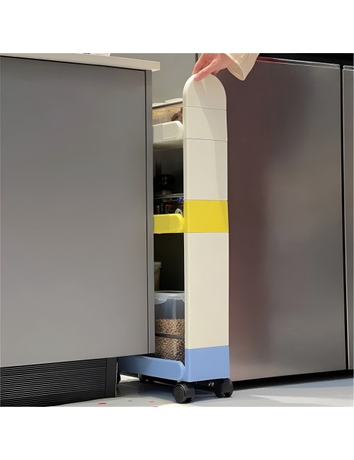 Organizador Multiusos Estante Deslizable + Ruedas 3 Niveles