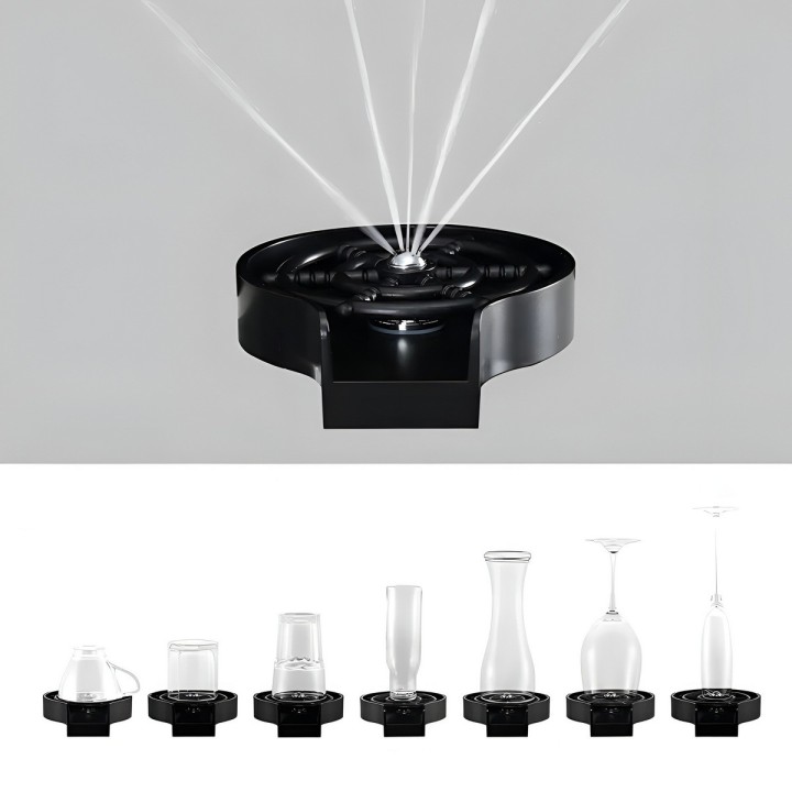 Lavavasos Automatico Lavador Copas Fregadero Cocina Bar Full