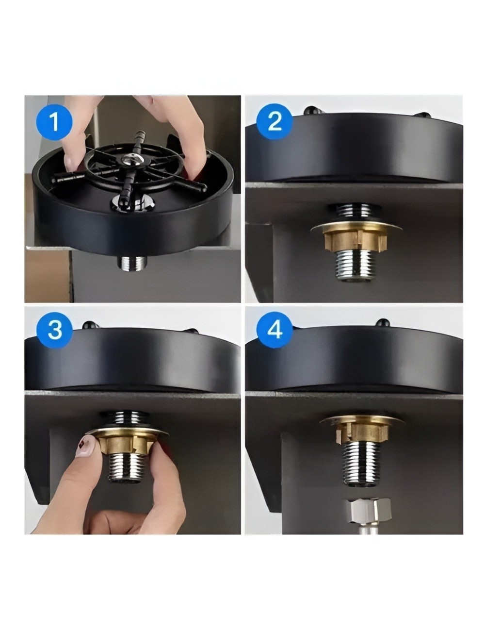 Lavavasos Automatico Lavador Copas Fregadero Cocina Bar Full