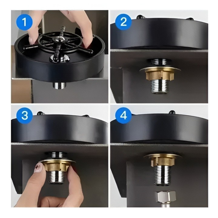 Lavavasos Automatico Lavador Copas Fregadero Cocina Bar Full