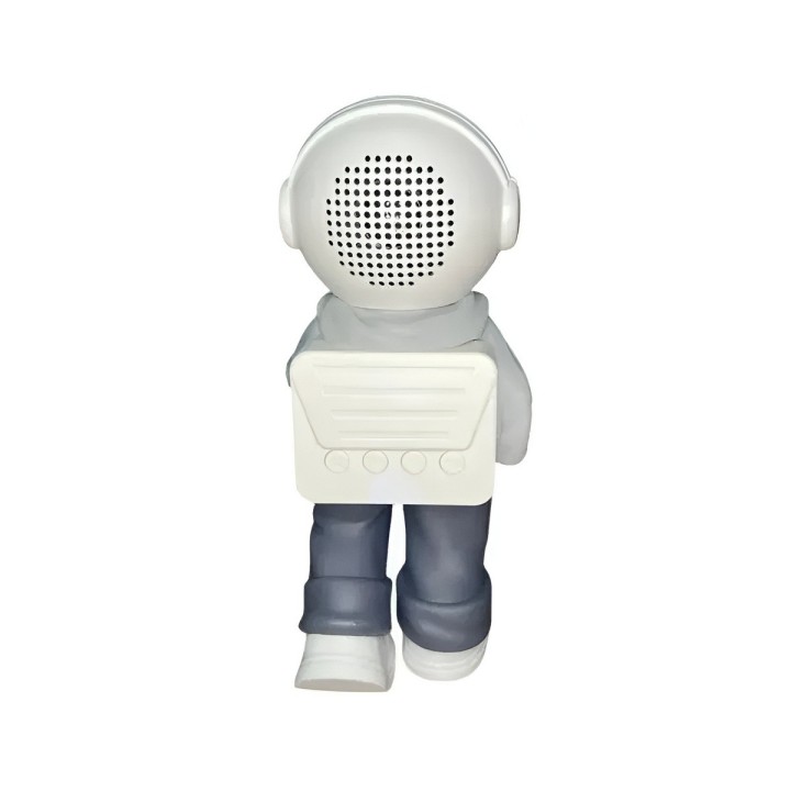 Lampara Parlante Bluetooth Astronauta Luz Led Galaxia