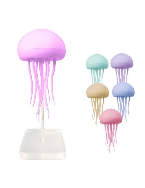 Lampara Led Medusa Recargable Rgb Movimiento Relajante Usb