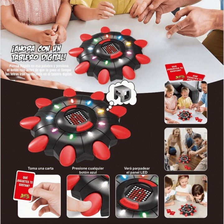 Juego De Mesa Basta 3.0 Electronico Digital Luces Familiar