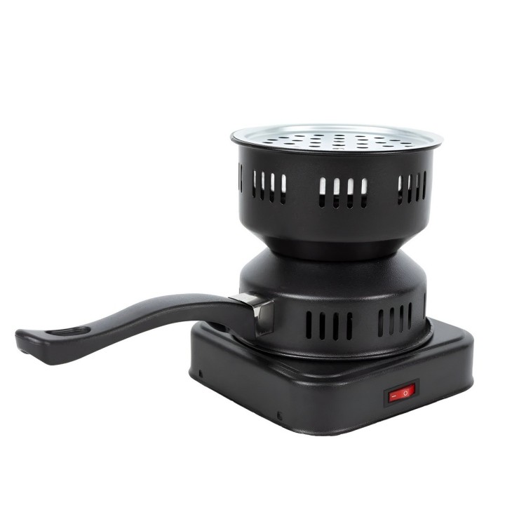 Estufa Electrica Portatil Quemador De Carbon Y Cocina 600w
