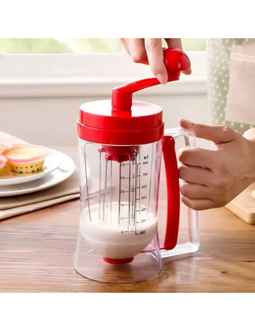 Dispensador Mezclador Pancakes Muffins Reposteria 800ml