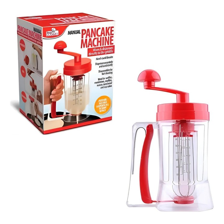 Dispensador Mezclador Pancakes Muffins Reposteria 800ml