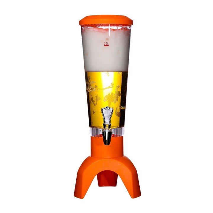 Dispensador Cerveza 3l Con Bocina Bluetooth Y Luz Led Fiesta