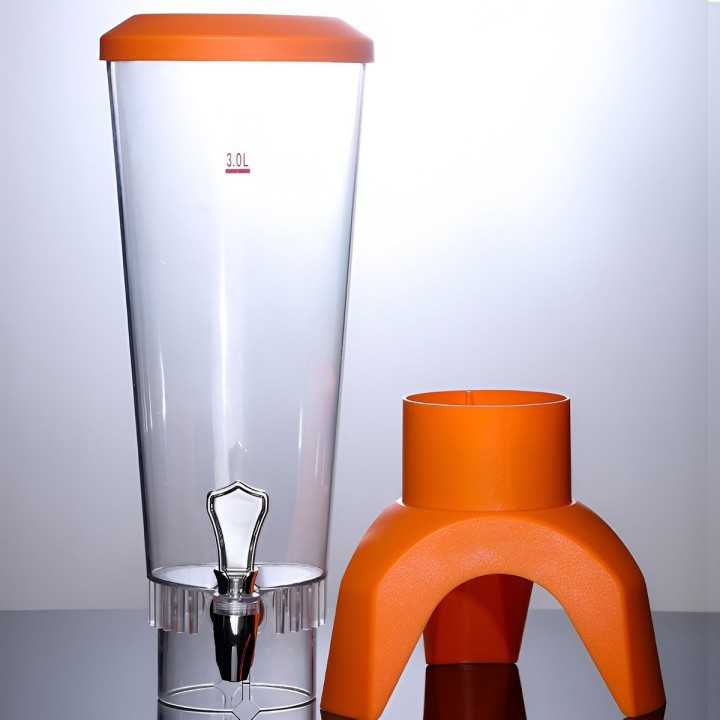 Dispensador Cerveza 3l Con Bocina Bluetooth Y Luz Led Fiesta