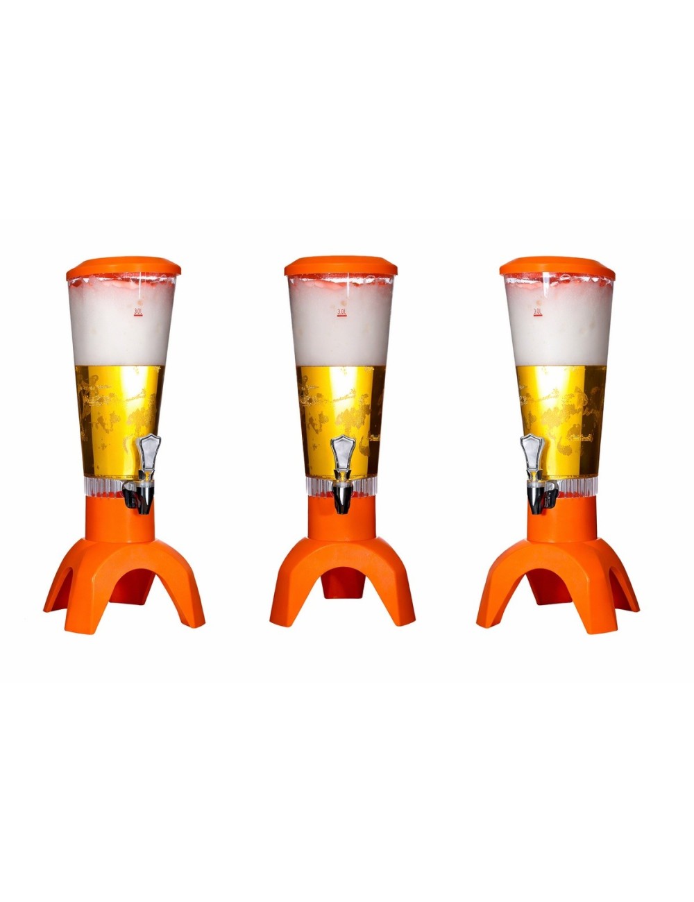Dispensador Cerveza 3l Con Bocina Bluetooth Y Luz Led Fiesta