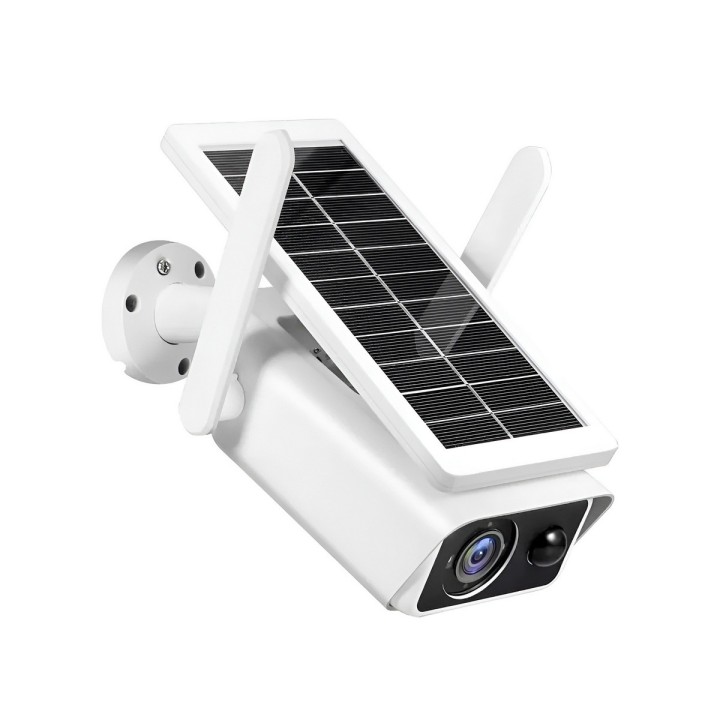 Camara Seguridad Solar Wifi Exterior Full Hd 1080p Fija