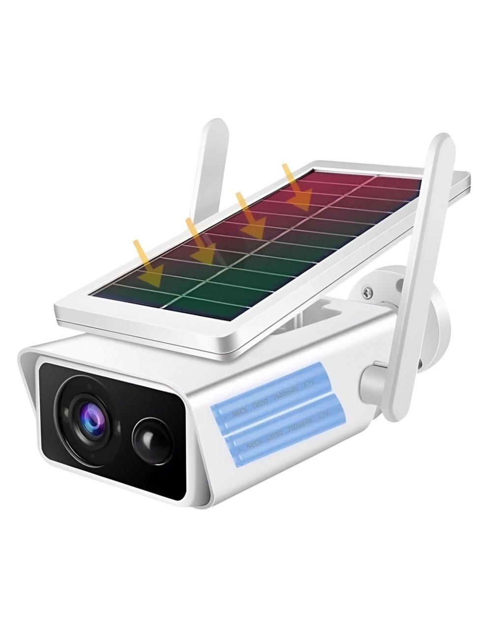 Camara Seguridad Solar Wifi Exterior Full Hd 1080p Fija