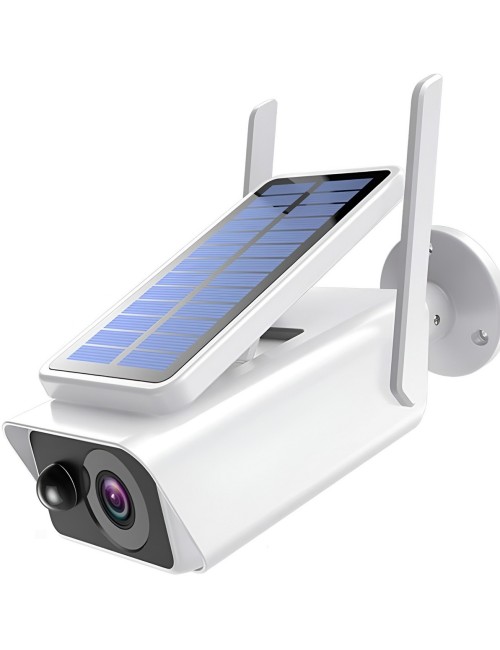 Camara Seguridad Solar Wifi Exterior Full Hd 1080p Fija