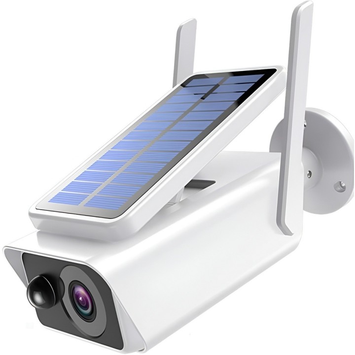 Camara Seguridad Solar Wifi Exterior Full Hd 1080p Fija