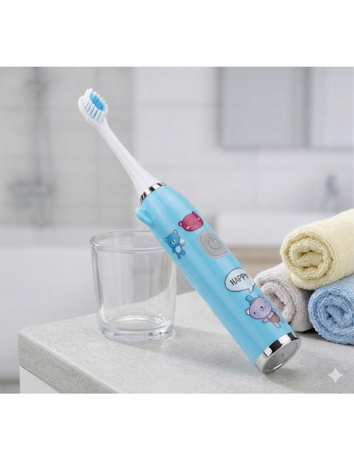 Cepillo Eléctrico Infantil Con Repuesto + Batería Incluida