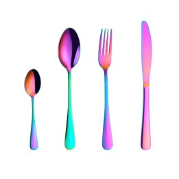 Set De Cubiertos Acero Inoxidable Premium 24 Piezas +estuche