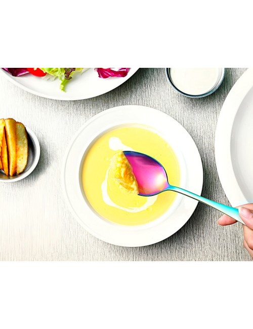 Set De Cubiertos Acero Inoxidable Premium 24 Piezas +estuche