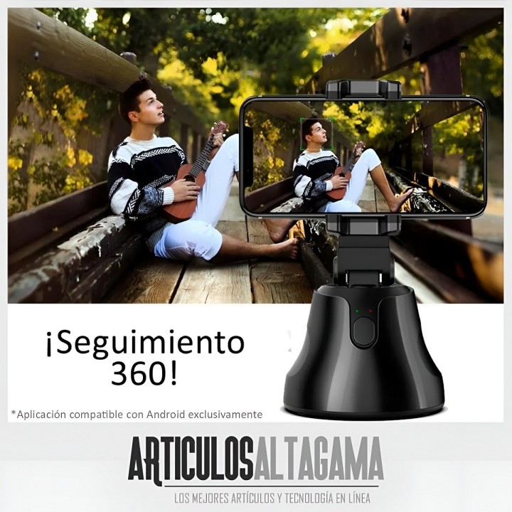 Soporte Robot Celular Seguimiento Facial 360 Inteligente