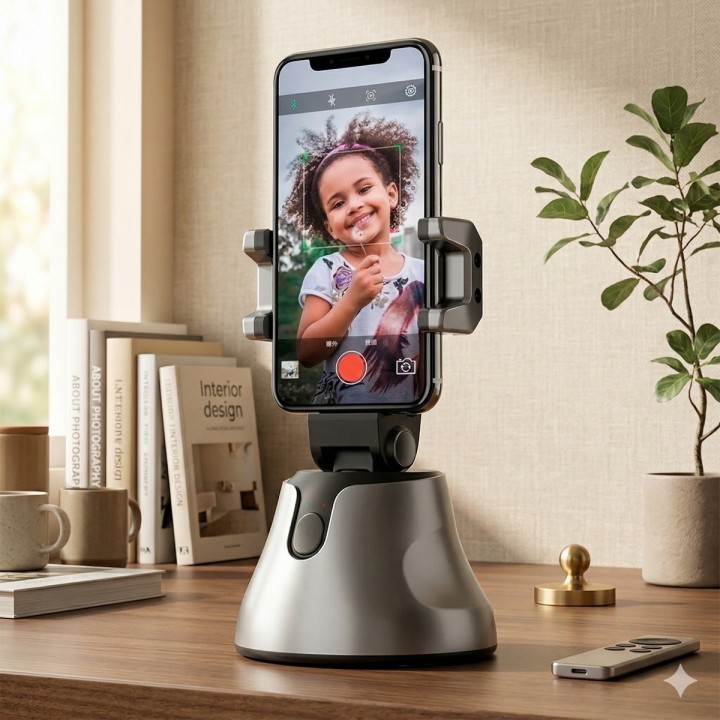 Soporte Robot Celular Seguimiento Facial 360 Inteligente