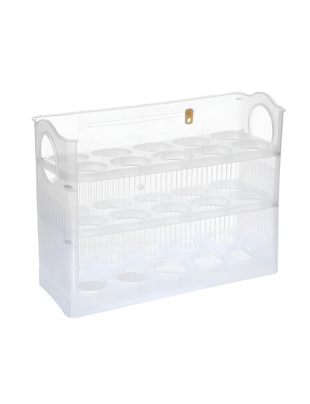 Organizador De Huevos 3 Niveles Abatible Para Nevera 30 Unds