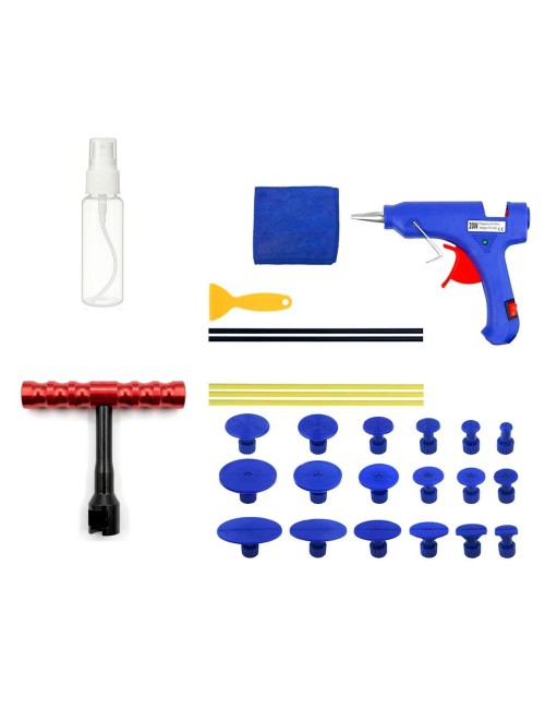 Kit Saca Bollos Abolladuras Carro Pdr Profesional 29 Piezas