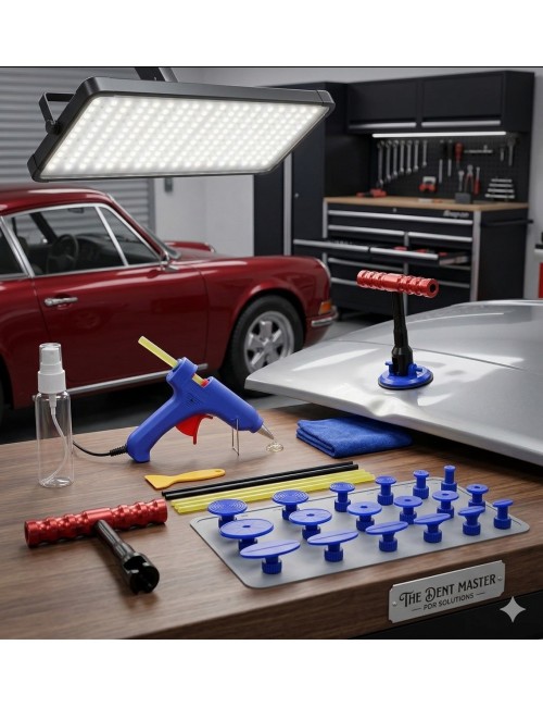 Kit Saca Bollos Abolladuras Carro Pdr Profesional 29 Piezas